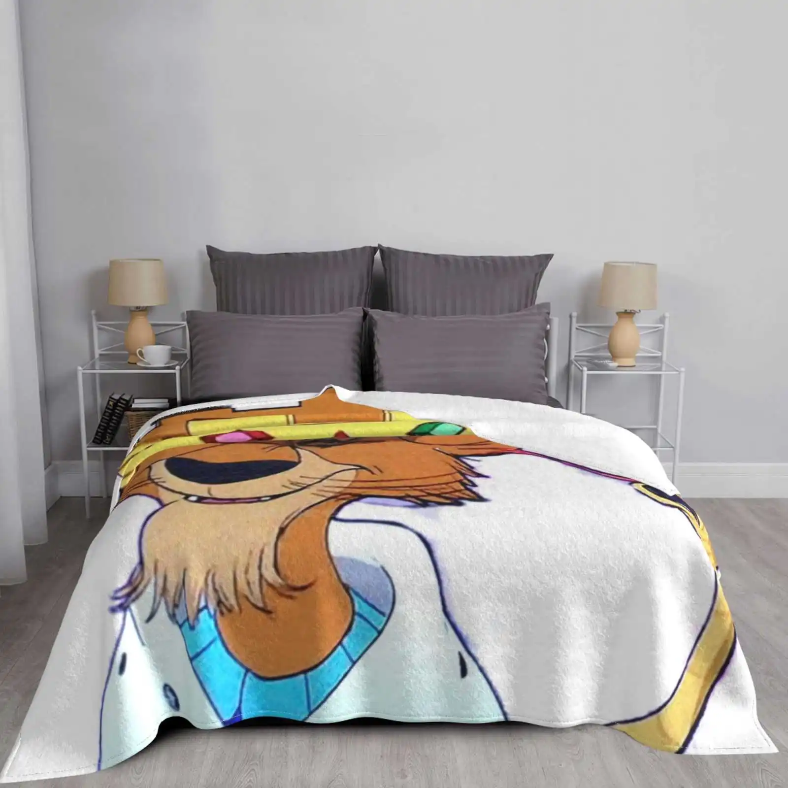 King And Hiss Snake Новейшее супермягкое теплое легкое тонкое одеяло Robin Hood Crown Prince