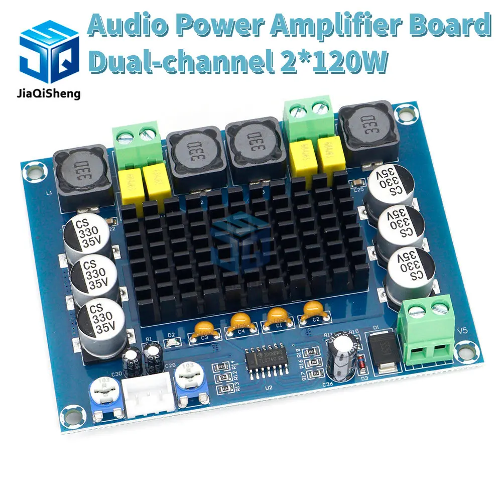 Двухканальная цифровая плата усилителя мощности TPA3116D2 2*120W XH-M543