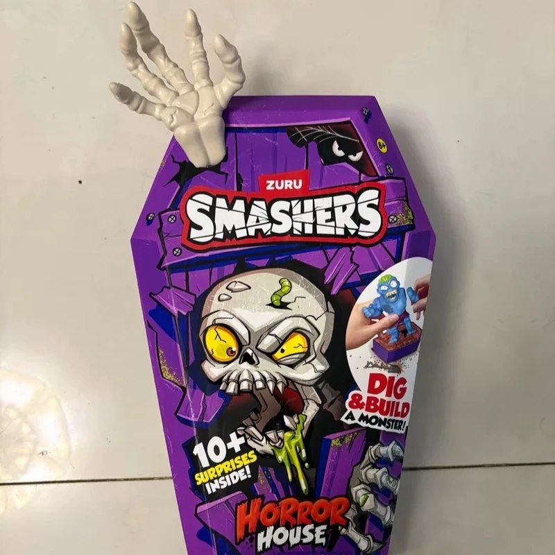 Фото Игровой набор Zuru Smashers Horror House: Зомби-монстр, раскопки и разборка, 35+ сюрпризов, интерактивная игрушка-сокровищница, подарок №5