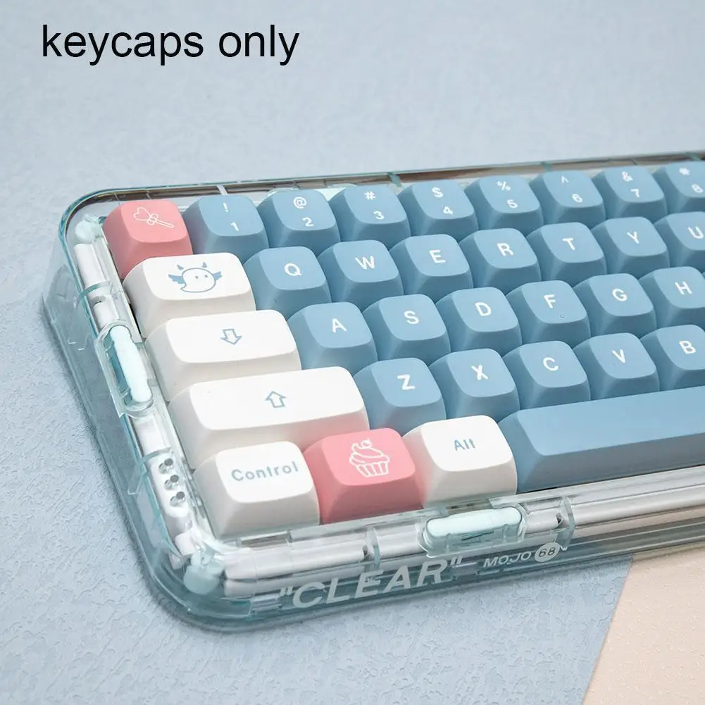 

Castle In The Sky Keycaps PBT Five-sided Mechanical Keyboard Key XDA Keycaps For Ningzhi Wolf Pie 68/64/84/87/980/104