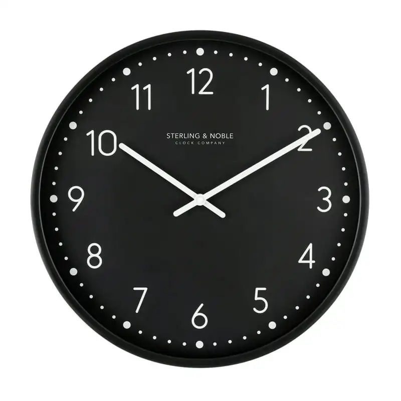 

Black Round Indoor Analog Wall Clock декор на стену Wall decor Watch настенные часы цифровые Cl