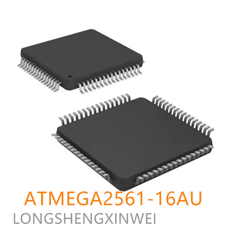 1 ATMEGA2561-16AU, ATMEGA2561, TQFP-64, microcontrolador de un solo chip