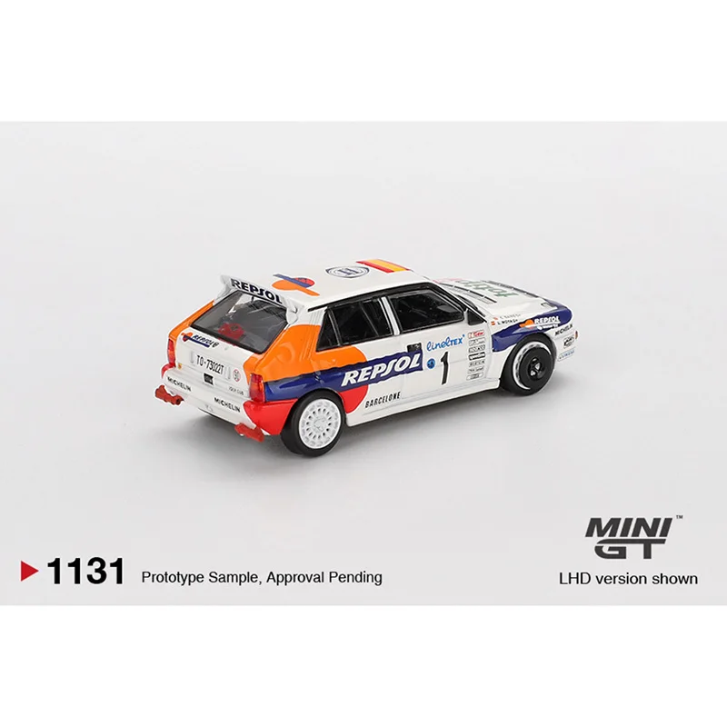 MINIGT 1131 1:64 Lancia Delta HF Integrale Evoluzione # Коллекционная модель автомобиля 1993 года Rallye Monte Carlo, литая под давлением, игрушка (art.: 3920d1aefbb07) - 3920d1aefbb07