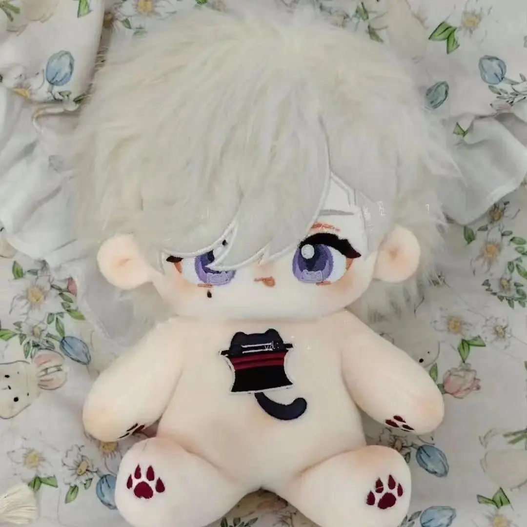 

Аниме Genshin Impact Devil Lyney плюшевая хлопковая Кукла наряд Одежда хлопковая плюшевая подушка 20 см талисман подарок