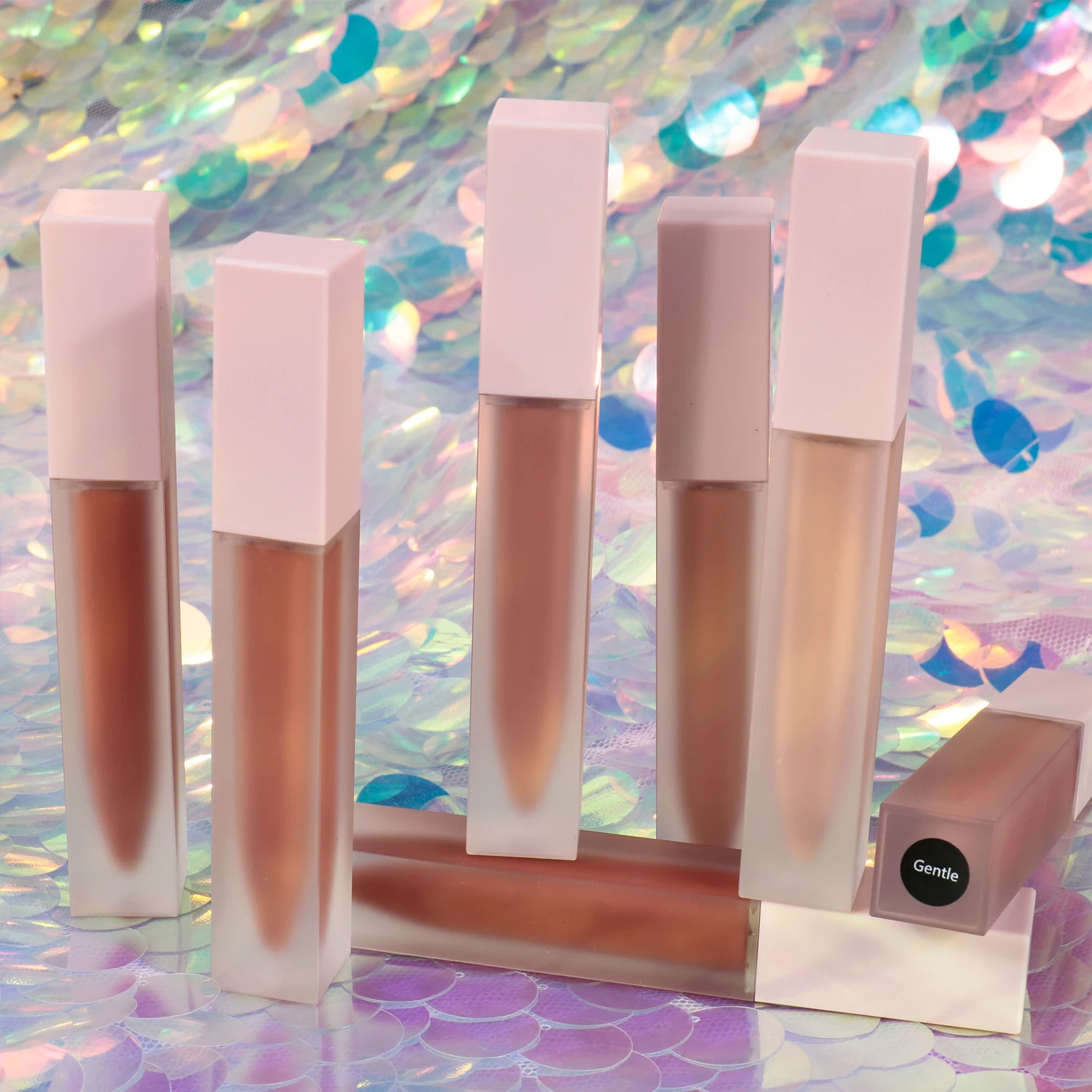 Фото lowa szminka w płynie Wodoodporna, długotrwała pomadka do ust Private Label Vegan Nude Matte Lipstick Wholesale Bulk For Business №3