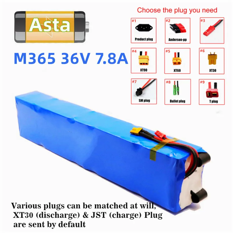 

36V 10.5Ah 10S3P 36V Battery 600W 42V 18650 Battery Pack for Xiaomi M365 Pro Ebike Bicycle Scooter Inside with 20A BMS