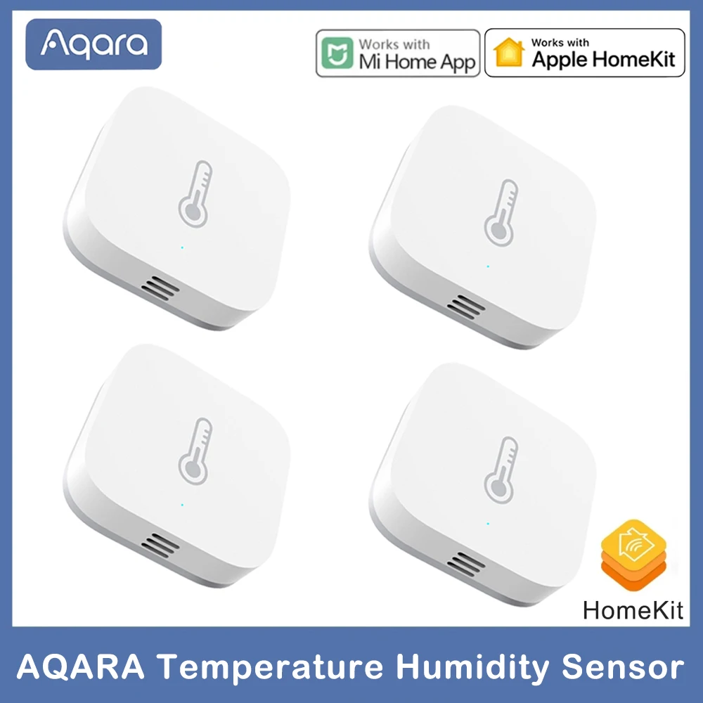 Датчик температуры и влажности Aqara, оригинальный датчик для умного дома, работает с приложением Android IOS, быстрая доставка