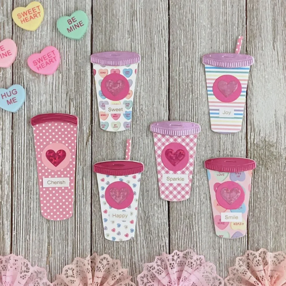 KSCRAFT милые кофейные чашки металлические штампы трафареты для сделай сам