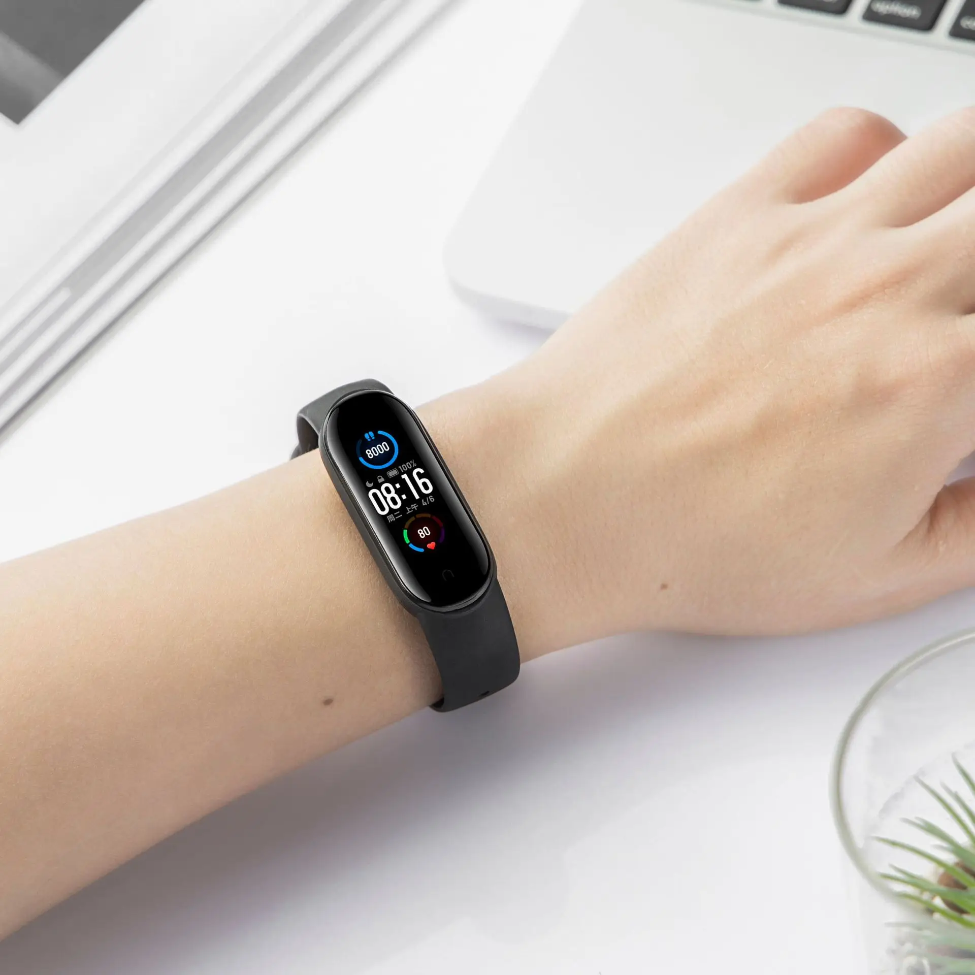 Silicone Bracelet for Xiaomi Mi Band 7 6 5 4 3 Sport Wristband Mi Band 5 6 Band4 replacement strap For miband 7 Smart watch band