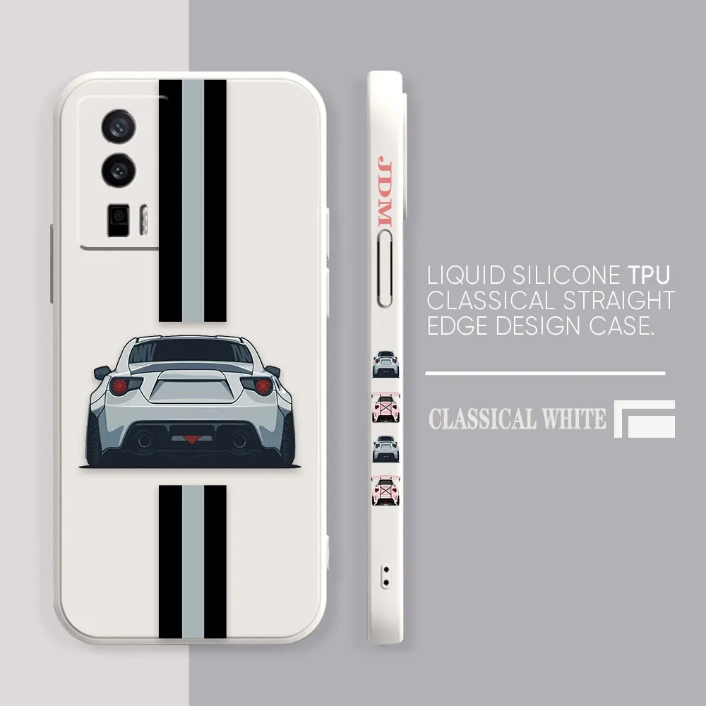 Case For Redmi K60E K60 K50 K40S K40 K30 K20 12C 10C 9A 9 8 10X 10A 10 Pro 4G 5G Gaming Case Fundas Shell Pink Silver Sports Car