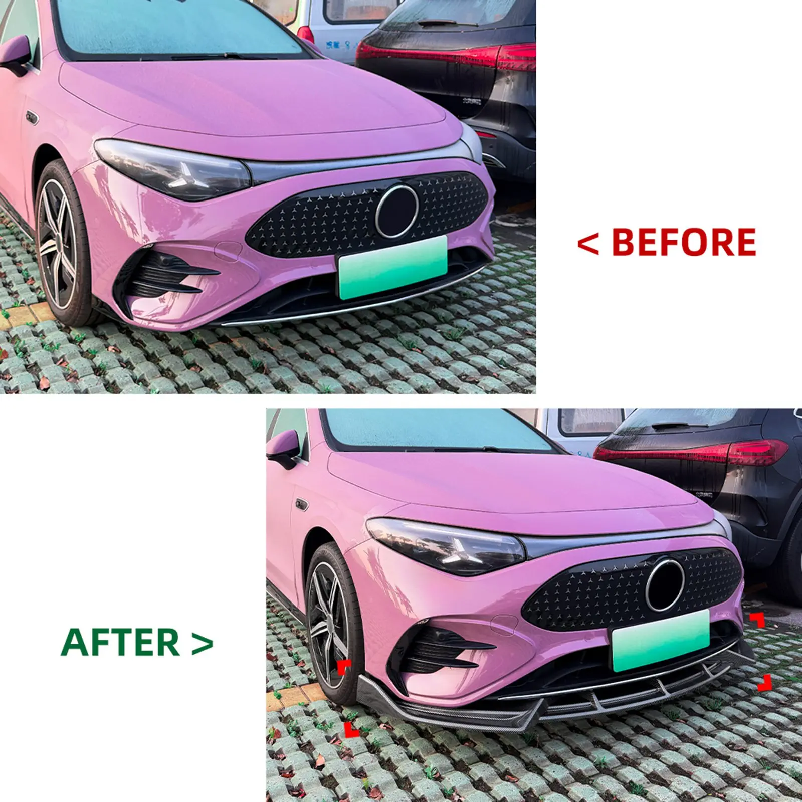 Для Mercedes-Benz CLA C174 C178 Line 2026+ Передний бампер, сплиттер-накладка (art.: 3920daaec6e29) - 3920daaec6e29