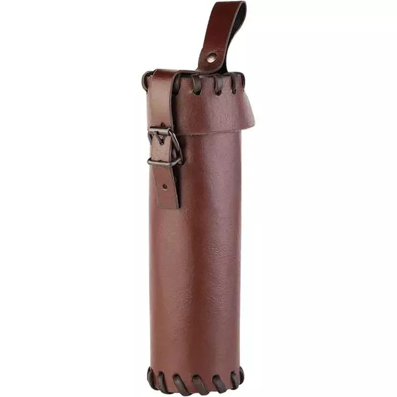 

Средневековый викинг Пират Воды Держатель бутылки Пиво Кобура Магическая Спираль Карта Кейс Посланник Поэт Косплей Костюм LARP Пояс Аксессуар