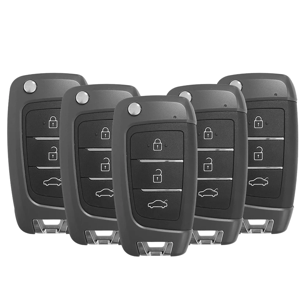 

Универсальный пульт дистанционного управления KEYDIY B25, 3 кнопки, B-Series, KD, для автомобильных ключей KD900, KD900, URG200, флэш-мини для Kia, Hyundai, 5 шт.