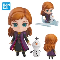 good smile gsc q version frozen anna travel costume joints movable anime action figure toys for boys kids gifts