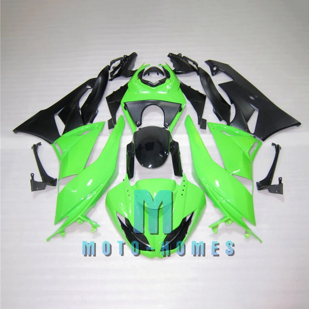

Комплект обтекателей с рисунком «сделай сам» для 09-12 ZX 6R Kawasaki Ninja 636 ZX6R 2009 2010 2012, высококачественный зеленый велосипед для восстановления под давлением