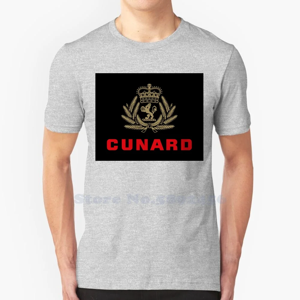 

Cunard Line, унисекс, одежда 2023, женская футболка, футболка с графическим рисунком