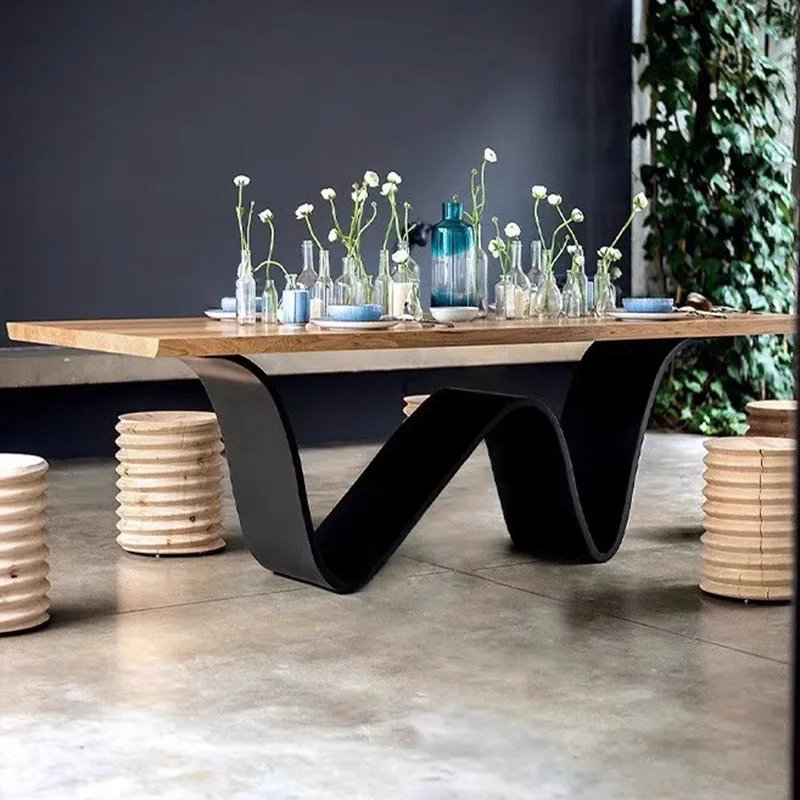 Деревянный обеденный стол современные комнаты столы для ресторанов