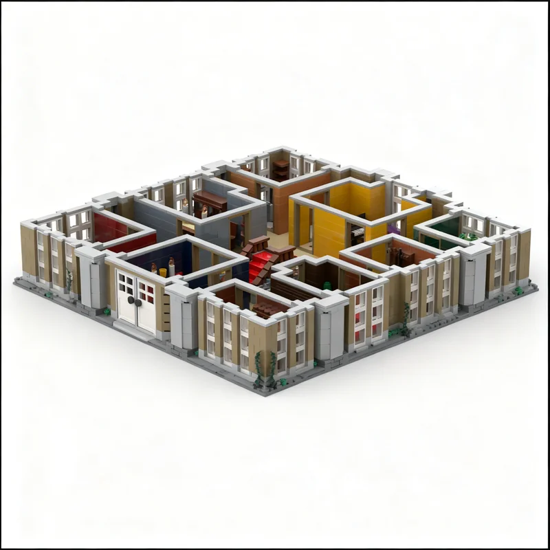 Фото 2966 деталей MOC Games Clue The Board Game, модель из строительных блоков, архитектурный конструктор, рождественский подарок, игрушки, 3D-конструктор, креативный подарок на день рождения, DIY. №2