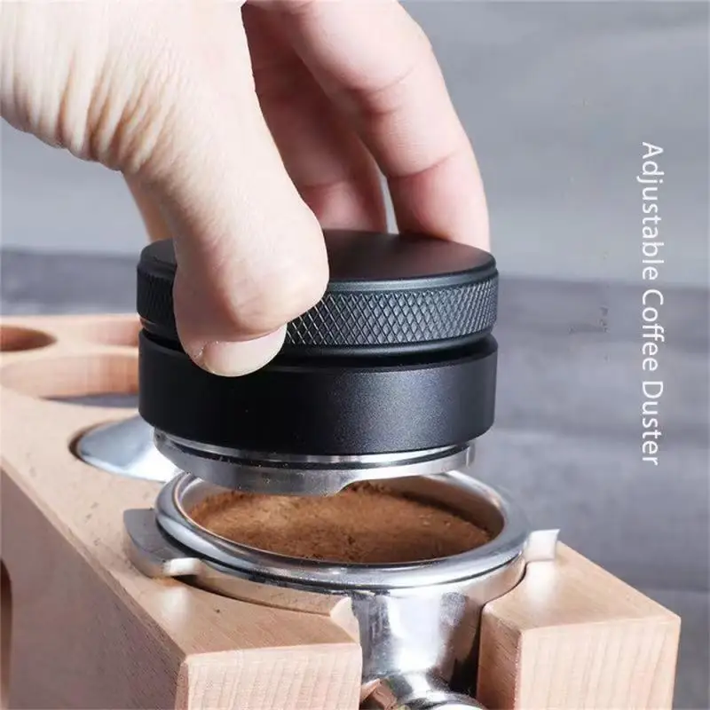 

Coffee Distributor, Espresso Distribution Tool/Leveler, 3 Angled Slopes Adjustable Palm Tamper Fits 51/53/58mm Portafilter