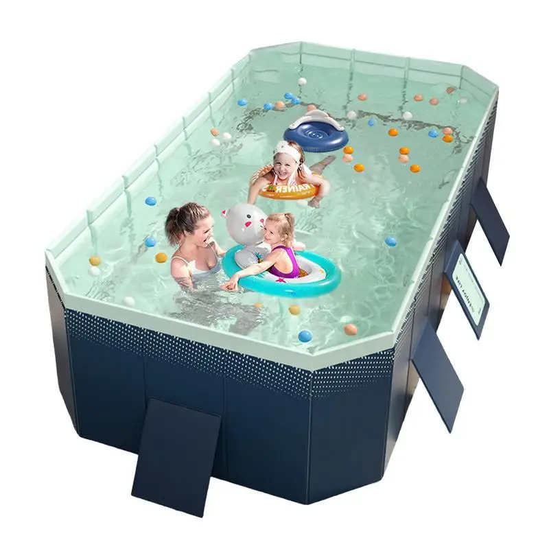 

Foldable Swimming Pool Dog Pet Bath Tub Garden Swimming Outdoor For Cats Dogs Pet Immersion Collapsible Bathing Pool