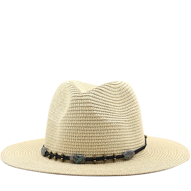 

Hot Summer Men Women Straw Hollow Western Cowboy Hat Elegant Lady Punk Brand Sombrero Hombre Cowgirl Outdoor Jazz Beach Sun hat