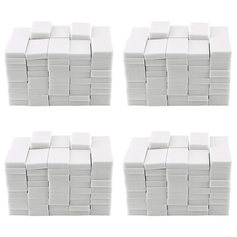 

Magic Cleaning Sponges Eraser Household Sponge Eraser Cleaner Foam Cleaning for Kitchen Furniture Car (200 Pack)