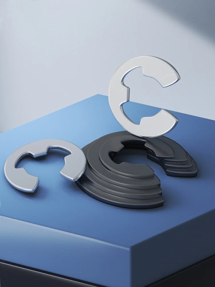 Стопорная пряжка из нержавеющей стали 304 пружина M1.2 M1.5 M2 M2.5 M3 M3.5 M4 M5 M6 M7 M8 M9 M10 M11 M12 M13