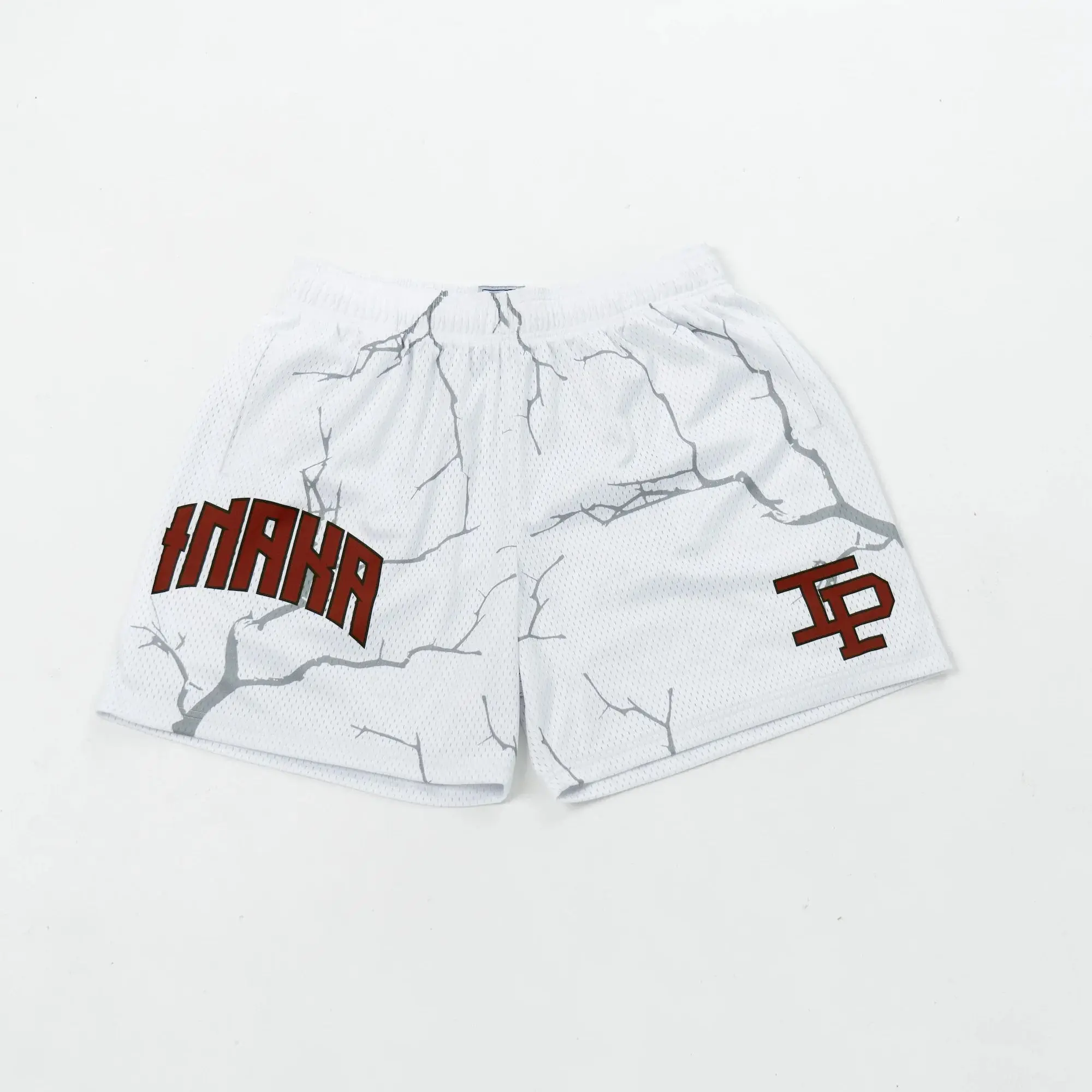 Inaka Power Double Mesh Shorts Thunder Style Men Women Basic Colors GYM Mesh Shorts Inaka Power Double Mesh Shorts