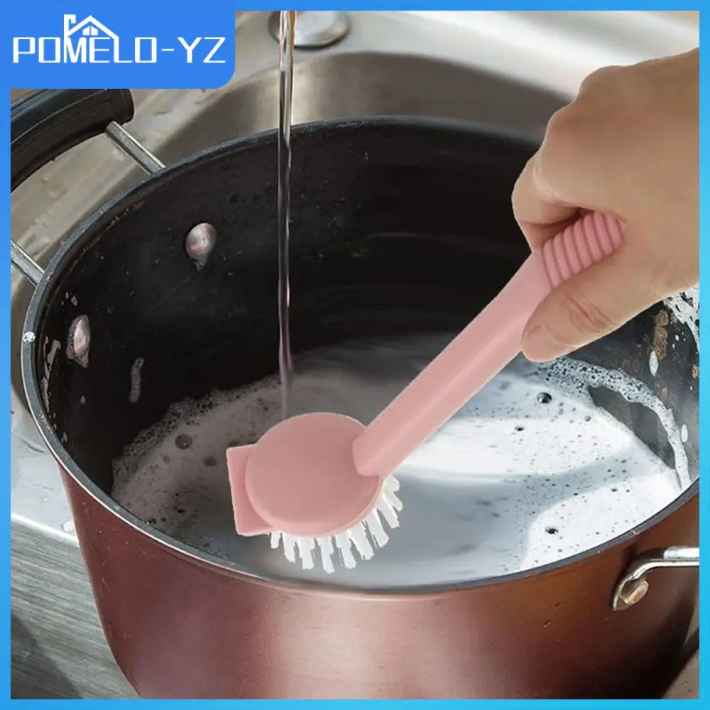 

Чистящая кухня, яркая прочная щетка для стиральных кастрюль, полипропиленовый материал, пластиковая щетка для чистки, легко удаляет пятна, ...