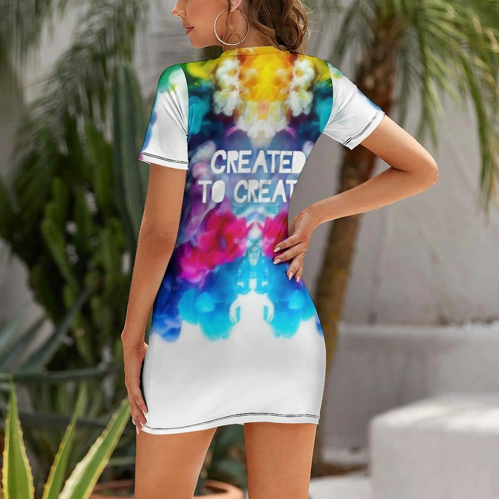 Создано создать платье с короткими рукавами роскошное женское праздничное