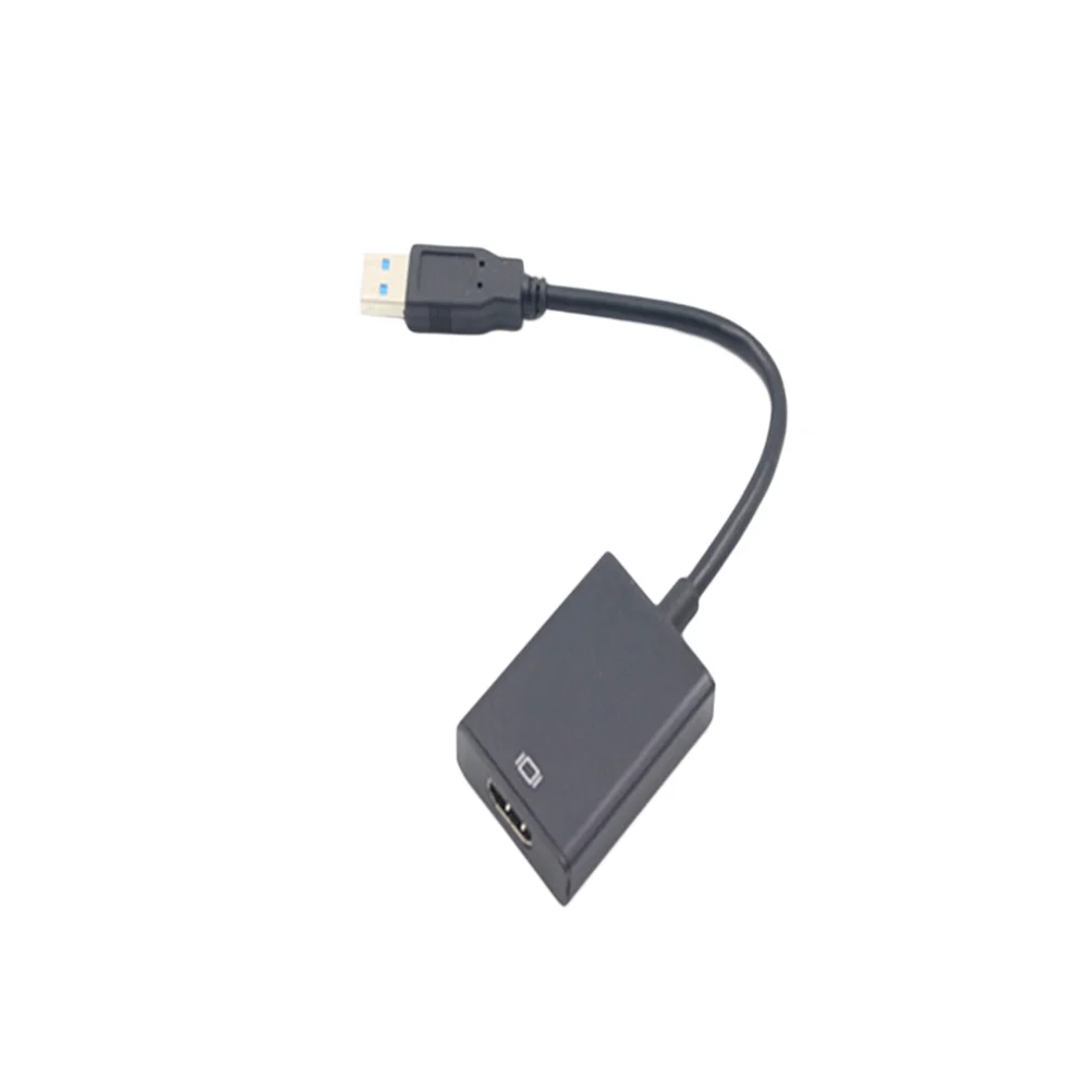 

USB 3.0 to Video Adapter Full 1080P Converter for Computer Laptop (Black)