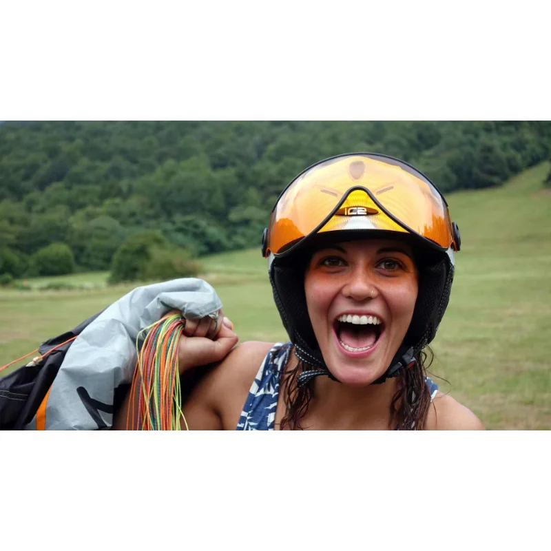 

2023 new Paragliding helmet Extreme sport special equipment wind proof strong light detachable option function certification