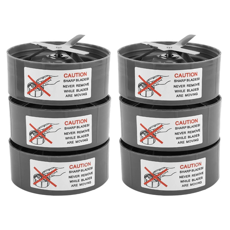 

6 Pieces Replacement Extractor Blade For Nutribullet 600W/ 900W Models Replacement Parts Blade