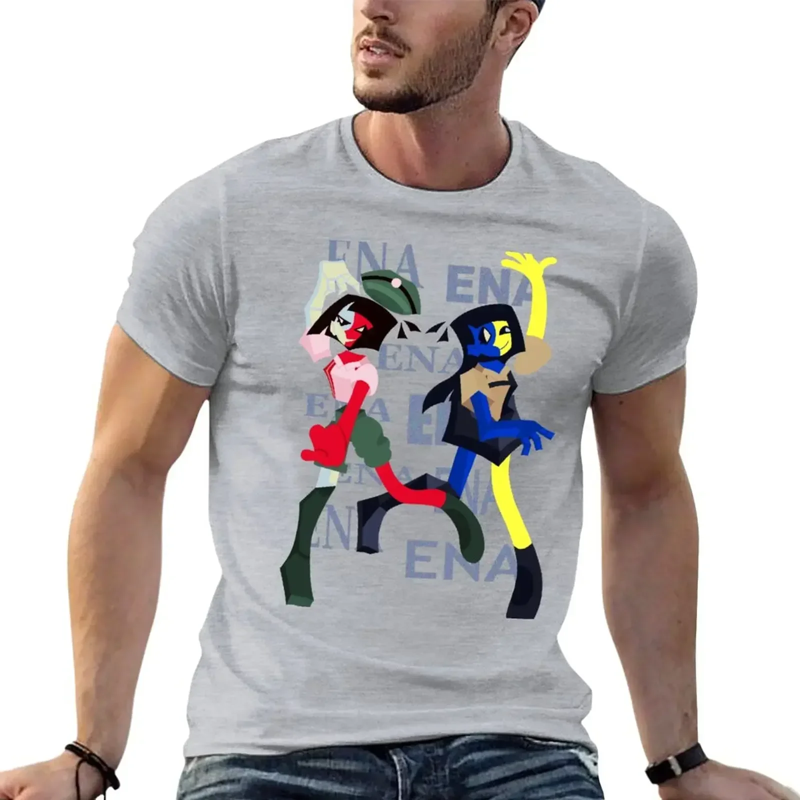 Толстовка Мужская Тяжелая с круглым вырезом Модный Белый свитшот