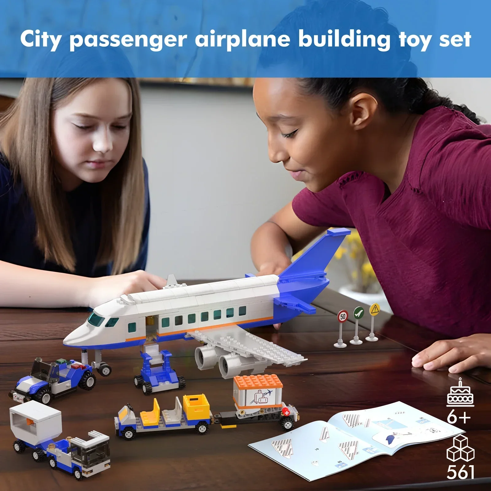 Детский конструктор Самолет и автомобили