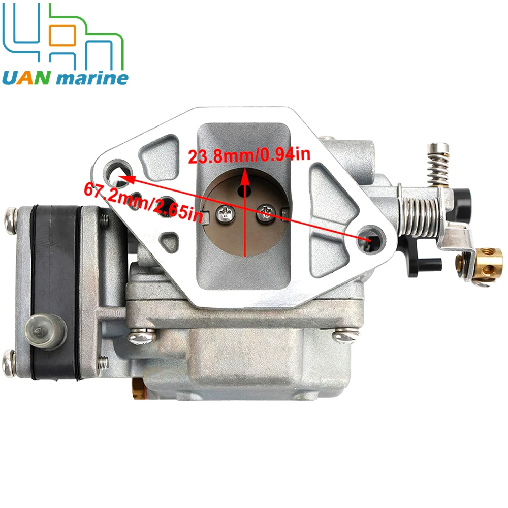 Карбюратор 63V-14301-02 Carb Assy 63V-14301-00 для подвесной лодки Yamaha 9.9HP 15HP 63V-14301-00-00 заменяет