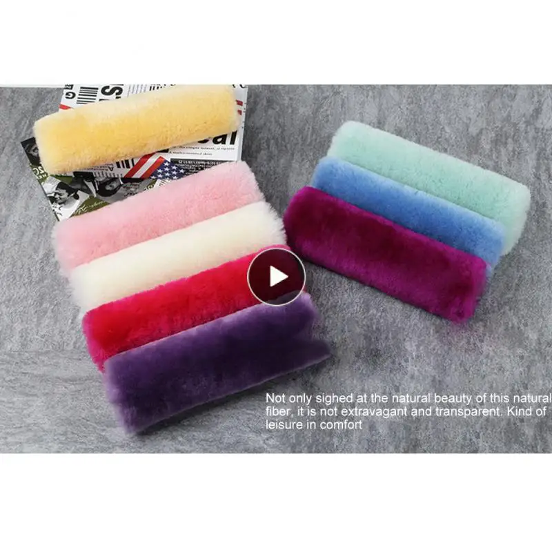 

Подкладка для ремня безопасности из шерсти и флиса, 25x12x2 см