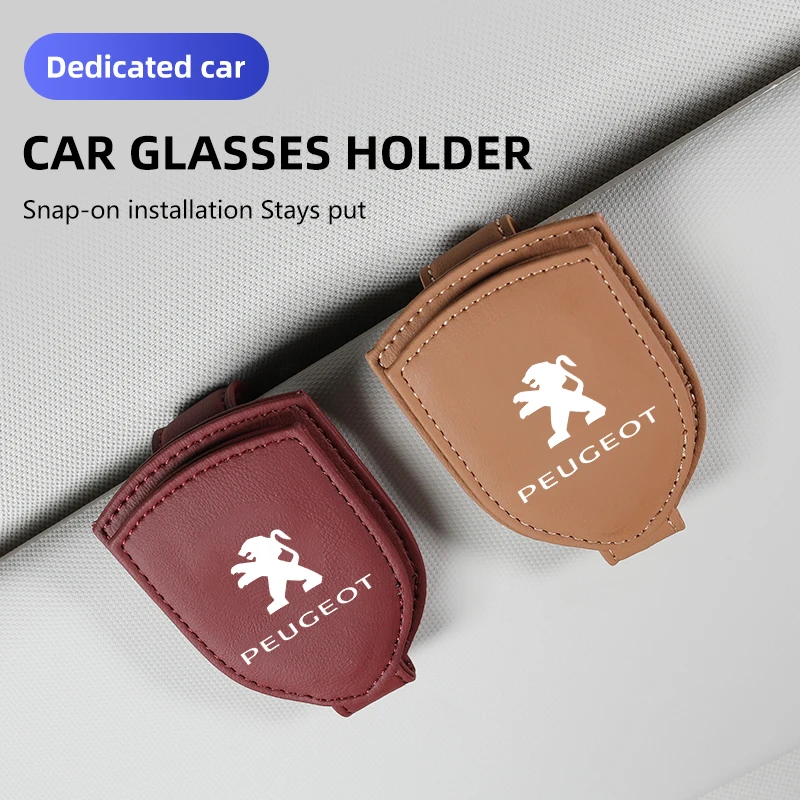 

Car Sun Visor Glasses Holder Clip For Peugeot 206 307 308 3008 207 208 407 508 2008 5008 107 106 205 4008 301 607 108 807