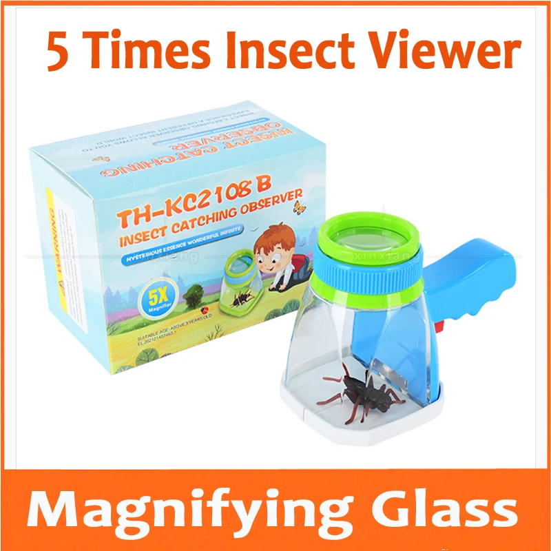 

5X43 мм новое ручное увеличительное стекло для детей и студентов с маленькими животными