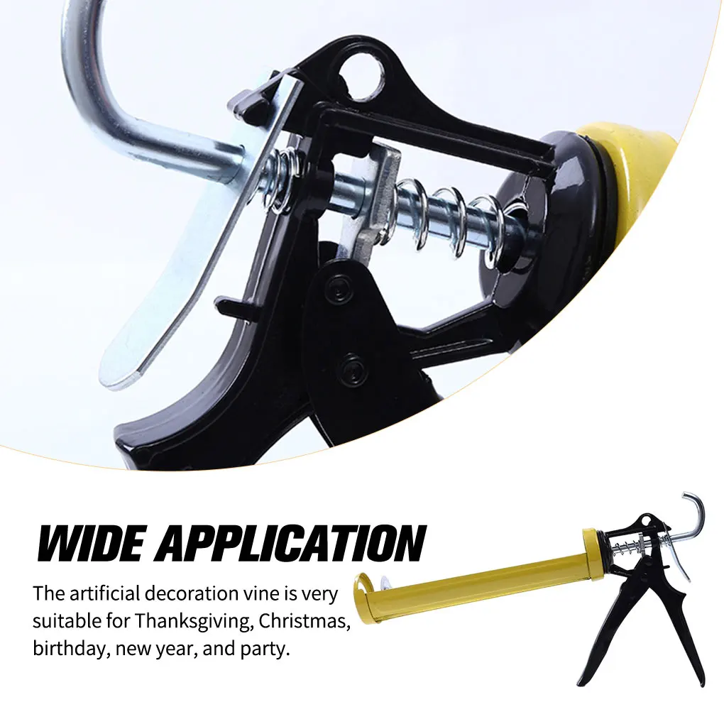 

Stainless Steel Caulking Tool Professional Hand Held 20MPA Springed Refillable Window Glass Glue Sealant Caulk Tools