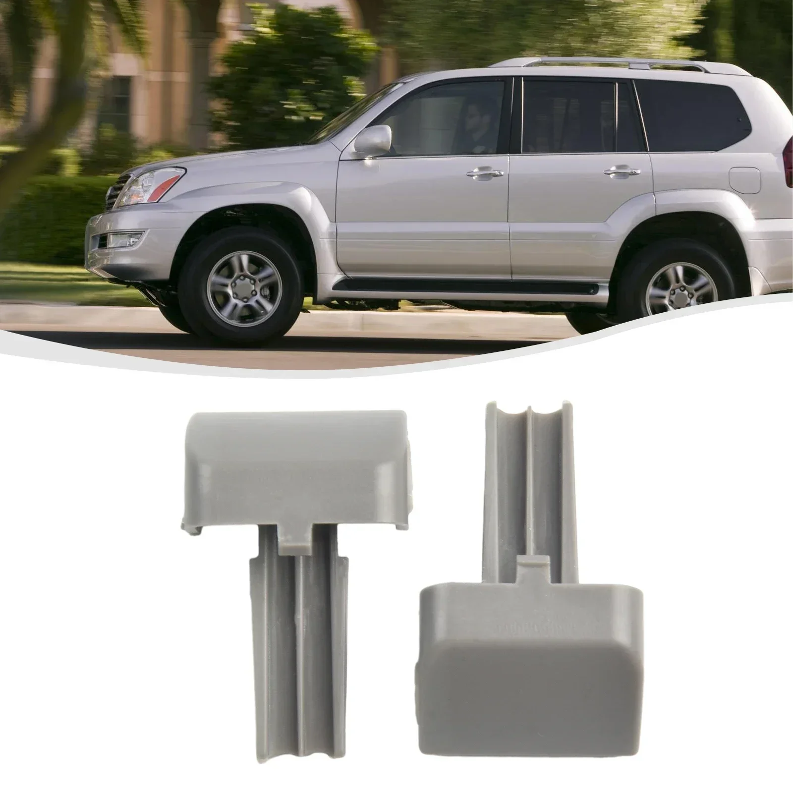 Защелка ручки задней двери автомобиля 2 шт. 74612-13010-A0 дверной помощи для Land Cruiser Lexus