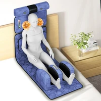 multifunctional massage mattress electric vibrating heating infrared massager mat for neck waist leg full body pain relief relax