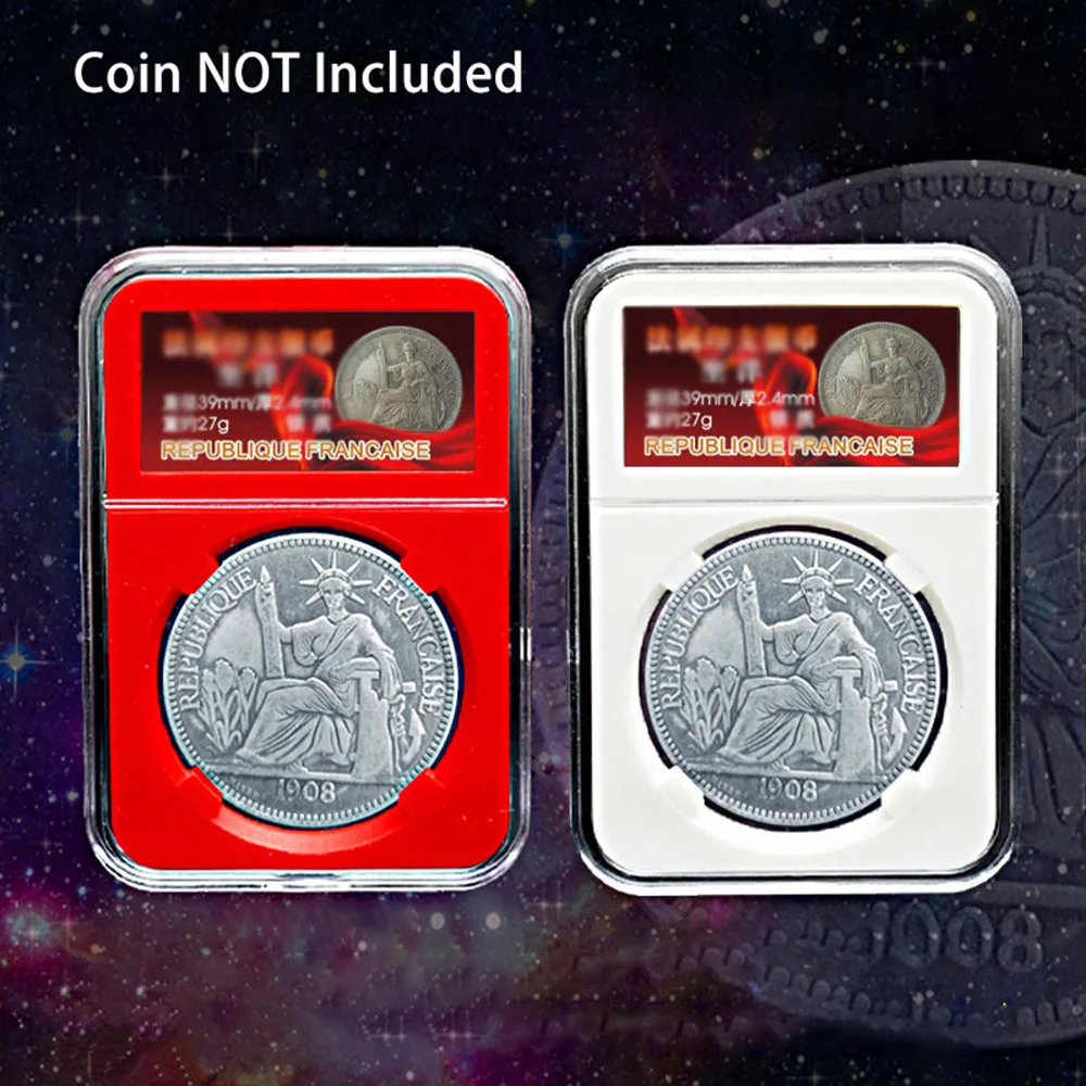 4 шт. 39 мм профессиональная плита для сбора монет дисплей чехол хранения