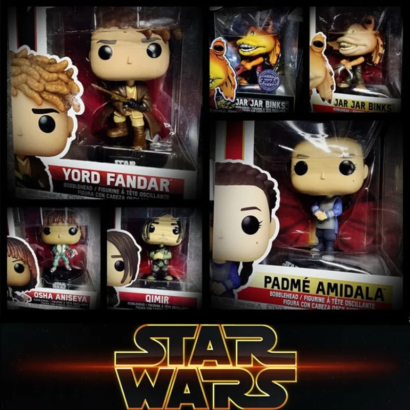 Фото Оригинальные фигурки Funko Pop из «Звёздных войн»: Скайвокер/Мастер-джедай/Дарт Вейдер/Оби-Ван/Мандалорец. Подарок на день рождения, рождественский подарок. №4