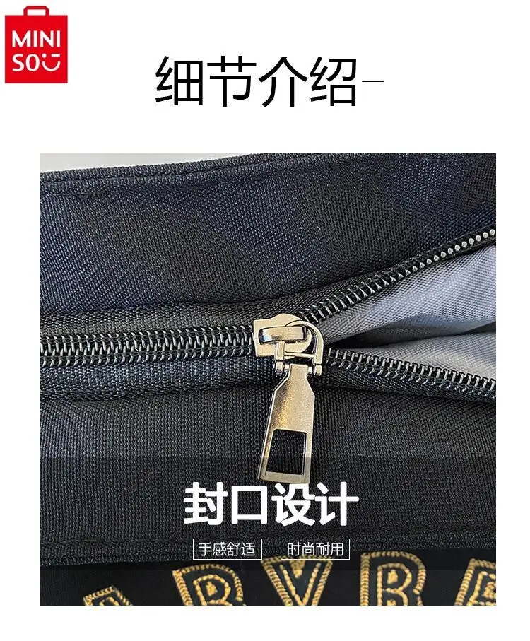 MINISO Холщовая Сумка-тоут с изображением Диснея Микки модная вместительная