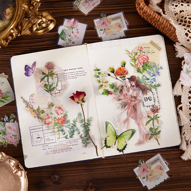 6 упаковок/лот Hua Jian Micro Language Series декоративная наклейка для домашних животных