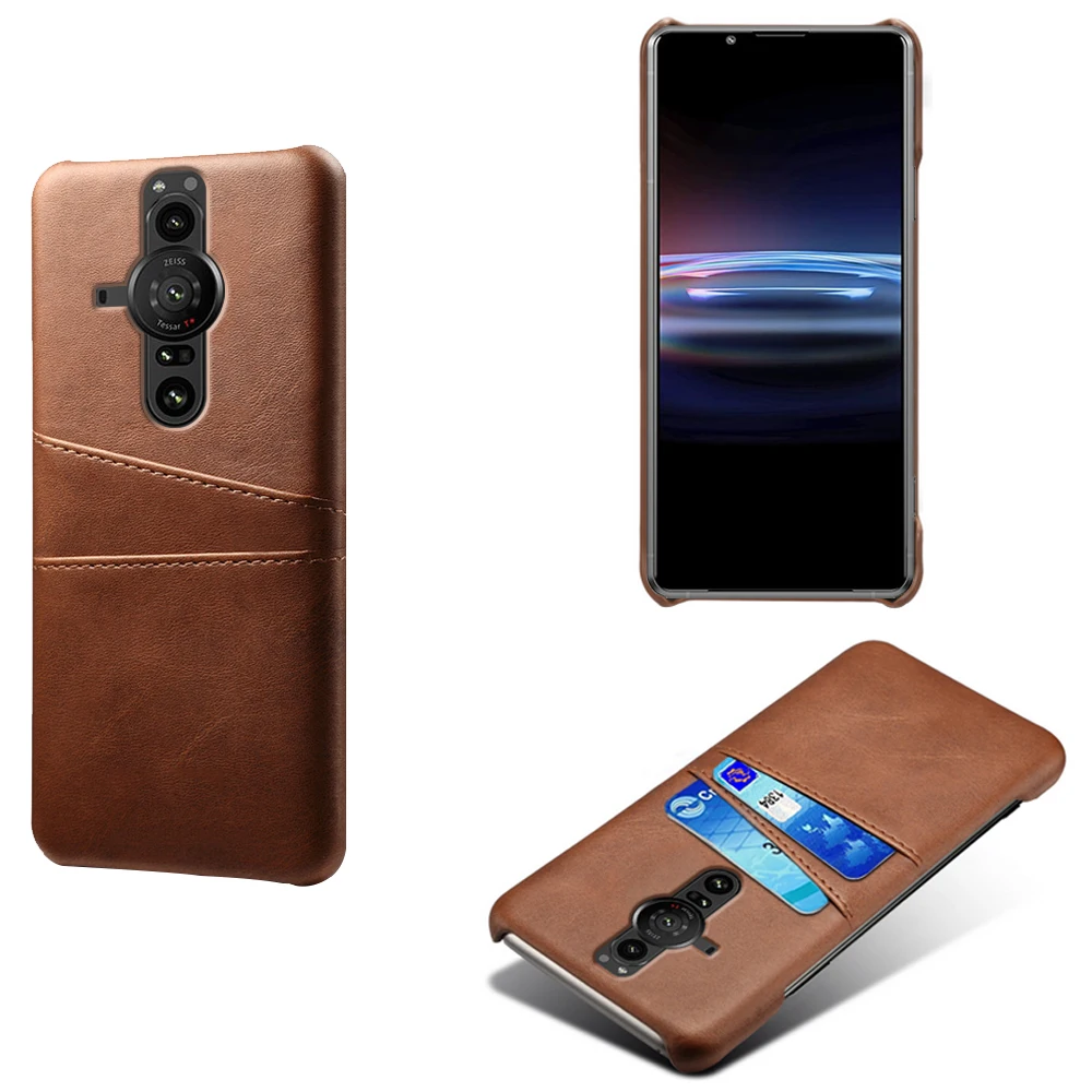 Чехол для кредитных карт Sony Xperia Pro-I чехол из искусственной кожи 5G 6 5 дюйма XQBE62-B