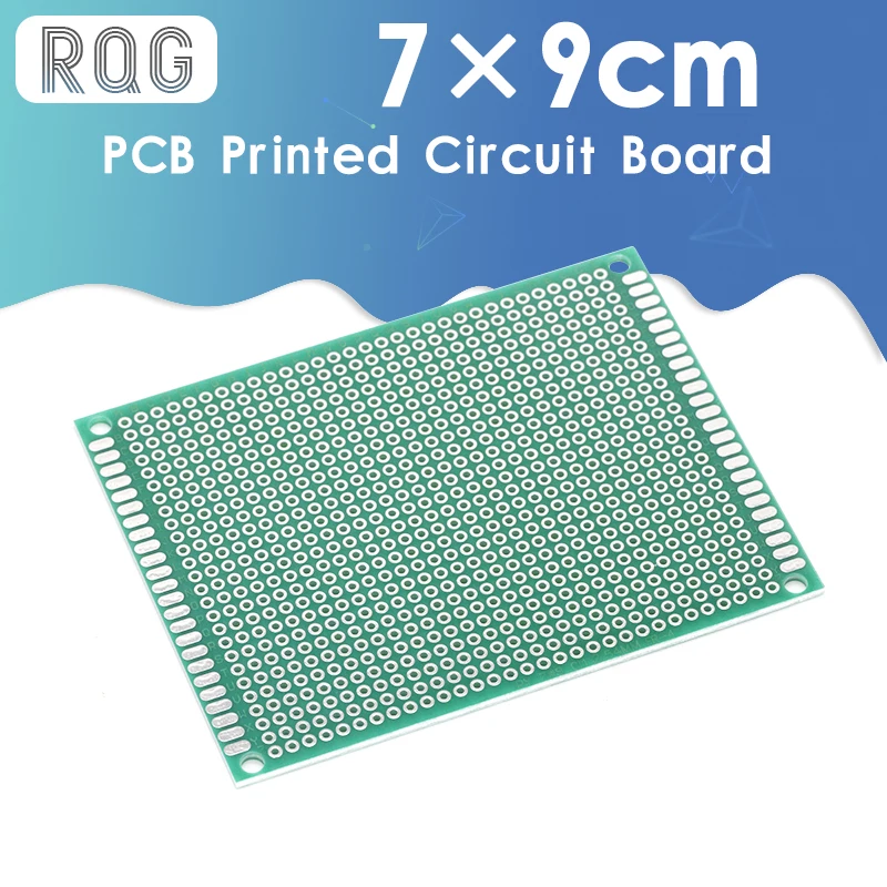 

2pcs 7x9cm single Side Prototype PCB Universal Printed Circuit Board