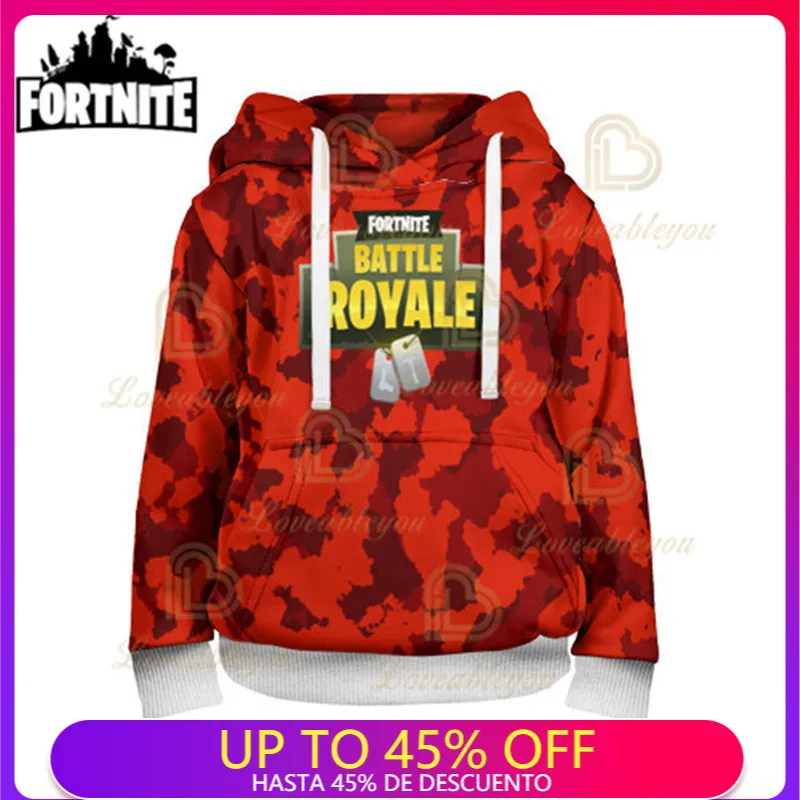 

Battle Royale 2022 NEW DESIGN Fortnite Victory Hoodie Sweatshirt Kids Tops Girls Boys Clothes Harajuku Child's Hero