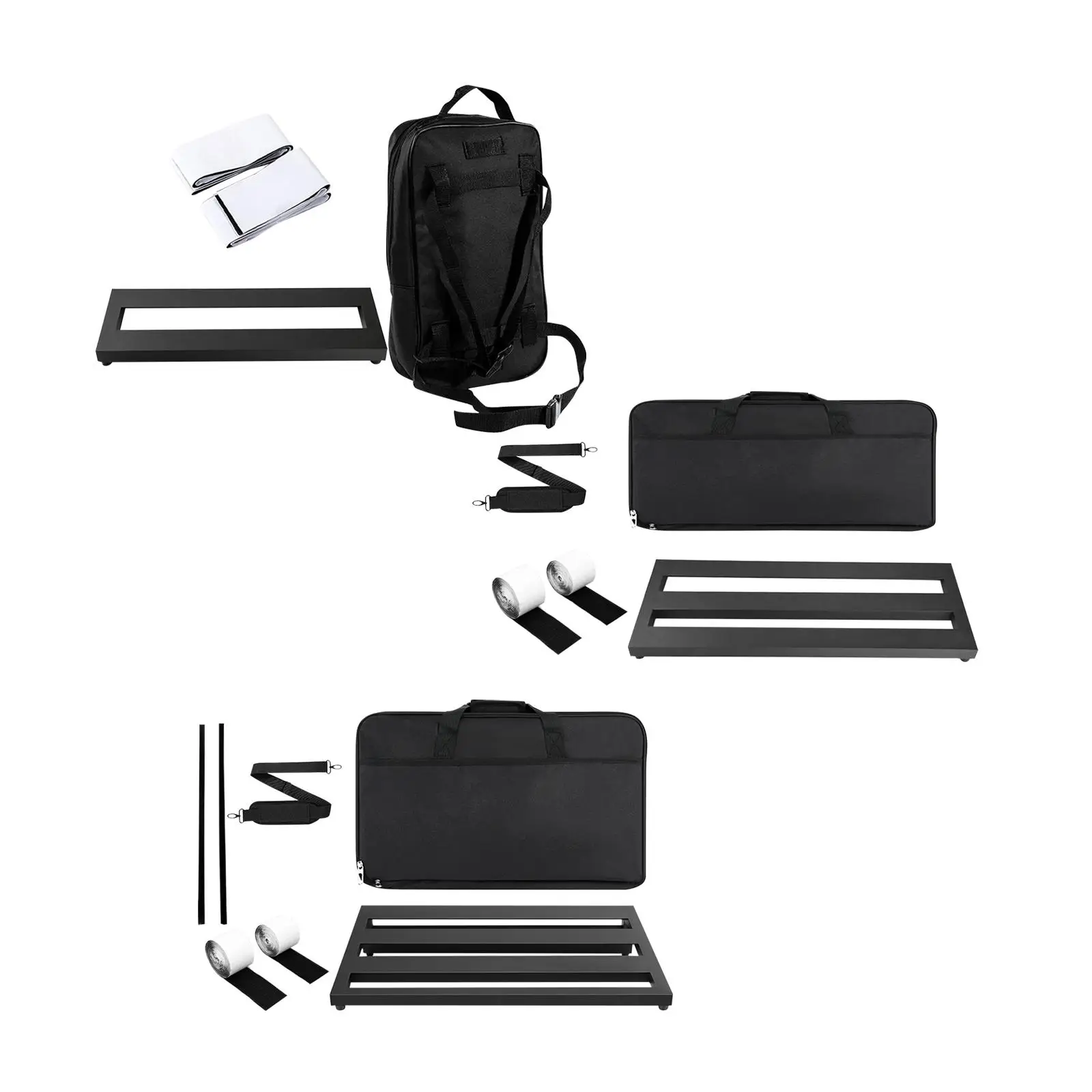 

Guitar Effect Pedal Board Sturdy Aluminium Alloy Large Capacity Easy to Carry